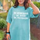 Strong Women Feminism On Wednesdays We Smash Patriarchy T-Shirt Strong Women Feminism On Wednesdays We Smash Patriarchy T-Shirt