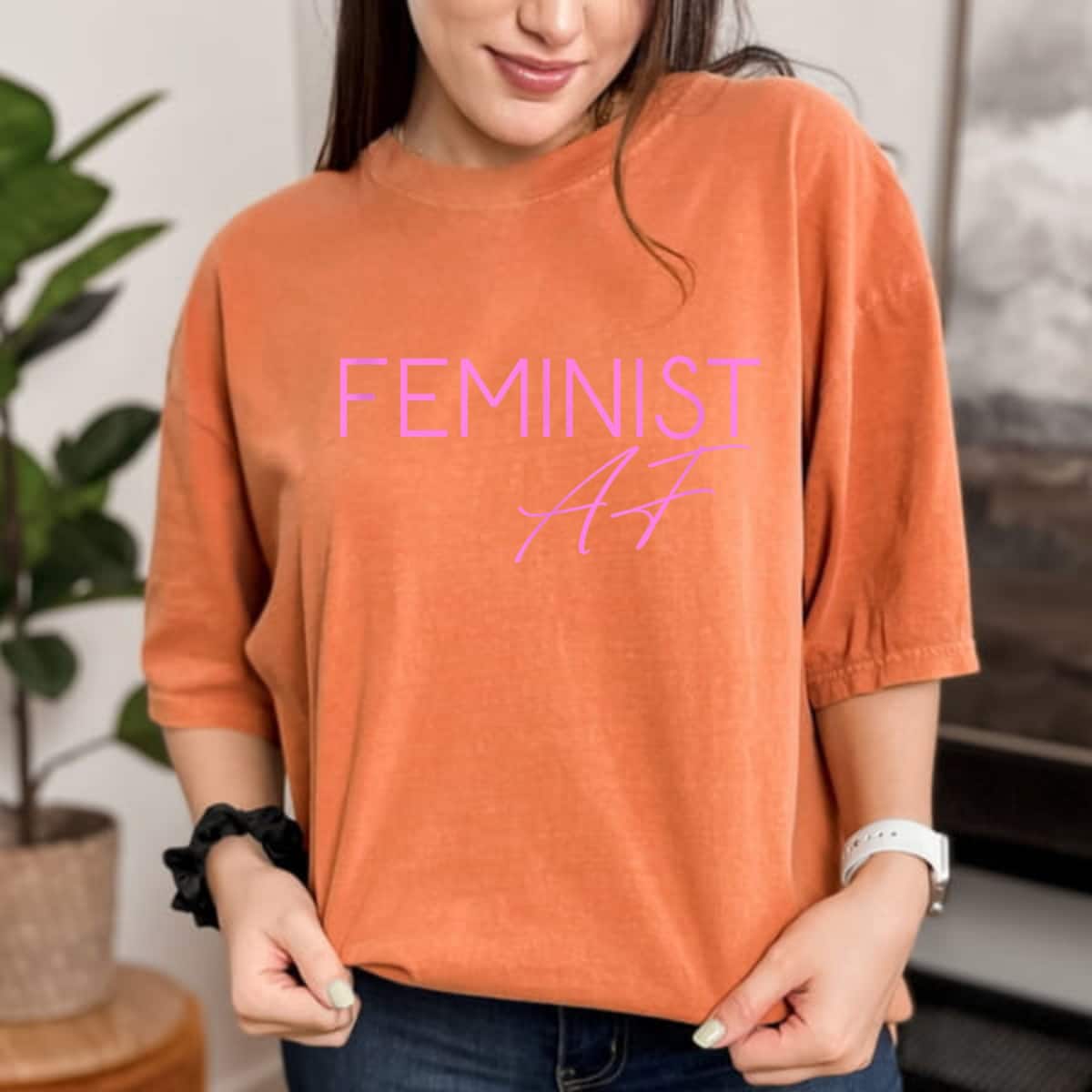 Strong Women Feminist AF Girl Power Reproductive Rights T-Shirt Strong Women Feminist AF Girl Power Reproductive Rights T-Shirt