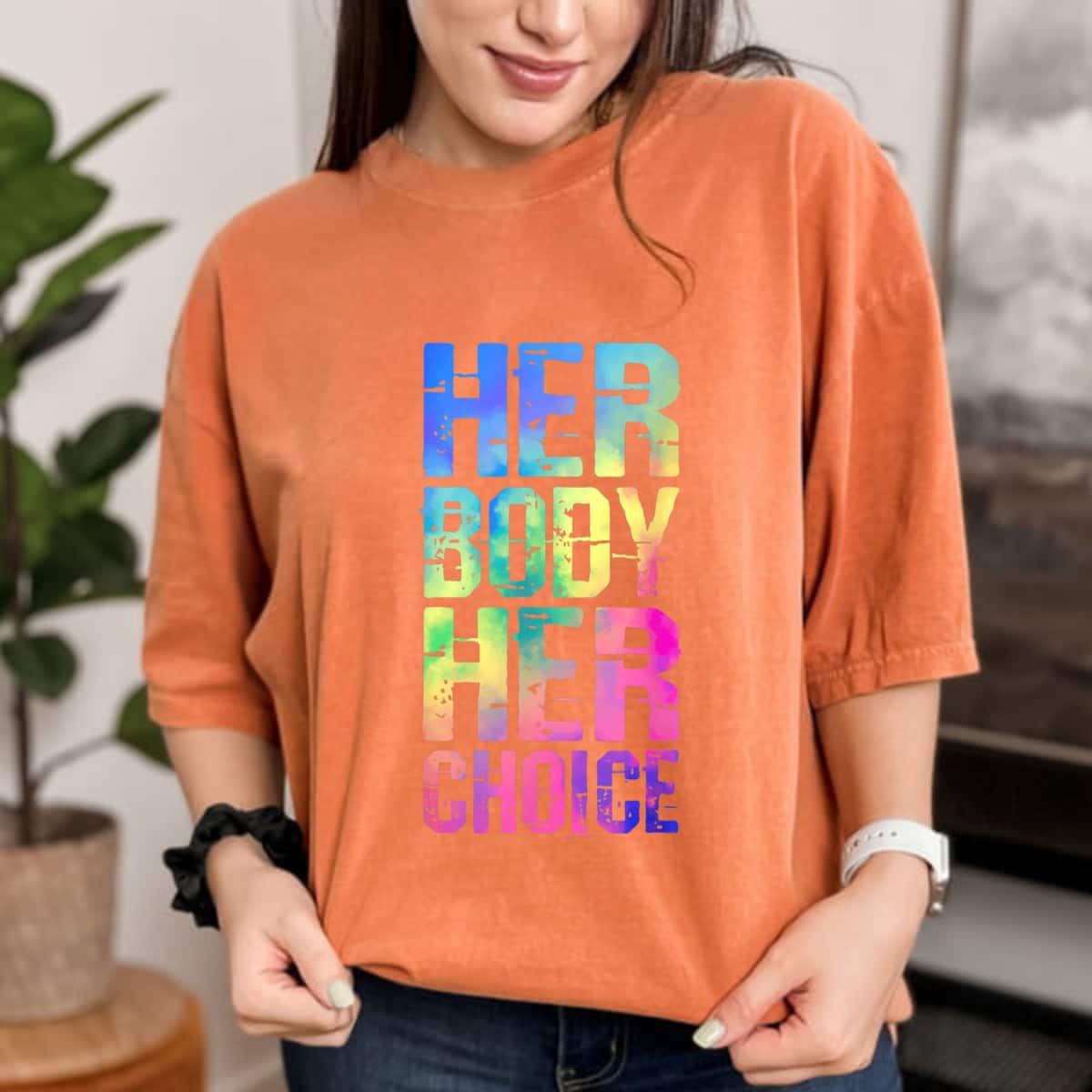 Strong Women Pro Choice Her Body Her Choice Tie Dye Texas Rights T-Shirt Strong Women Pro Choice Her Body Her Choice Tie Dye Texas Rights T-Shirt