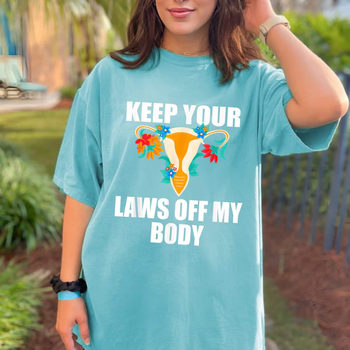 Strong Women Keep Your Laws Off My Body My Choice Pro Choice Feminist T-Shirt Strong Women Keep Your Laws Off My Body My Choice Pro Choice Feminist T-Shirt