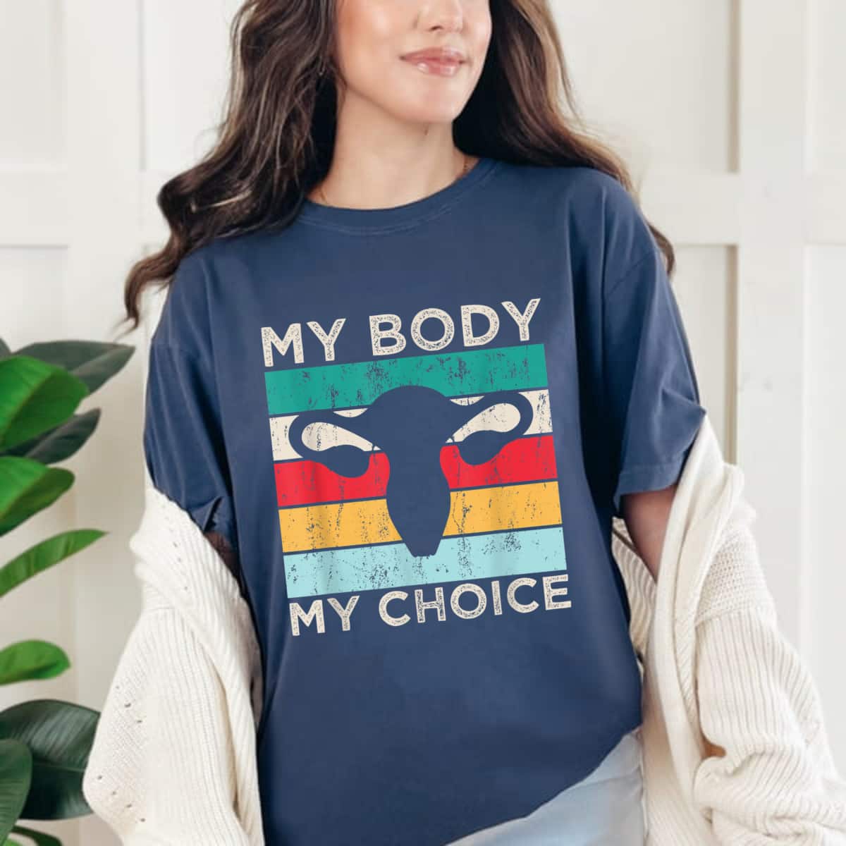 Strong Women My Body My Choice Pro Choice Vintage Feminist Rights T-Shirt Strong Women My Body My Choice Pro Choice Vintage Feminist Rights T-Shirt