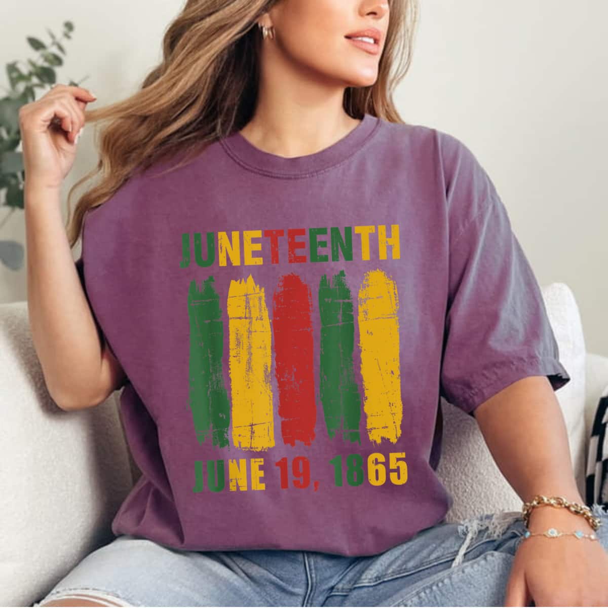 Strong Women Juneteenth African Flag For Black History Pride Since 1865 T-Shirt Strong Women Juneteenth African Flag For Black History Pride Since 1865 T-Shirt