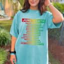 Strong Women Juneteenth Celebrate Black Leaders African American History T-Shirt