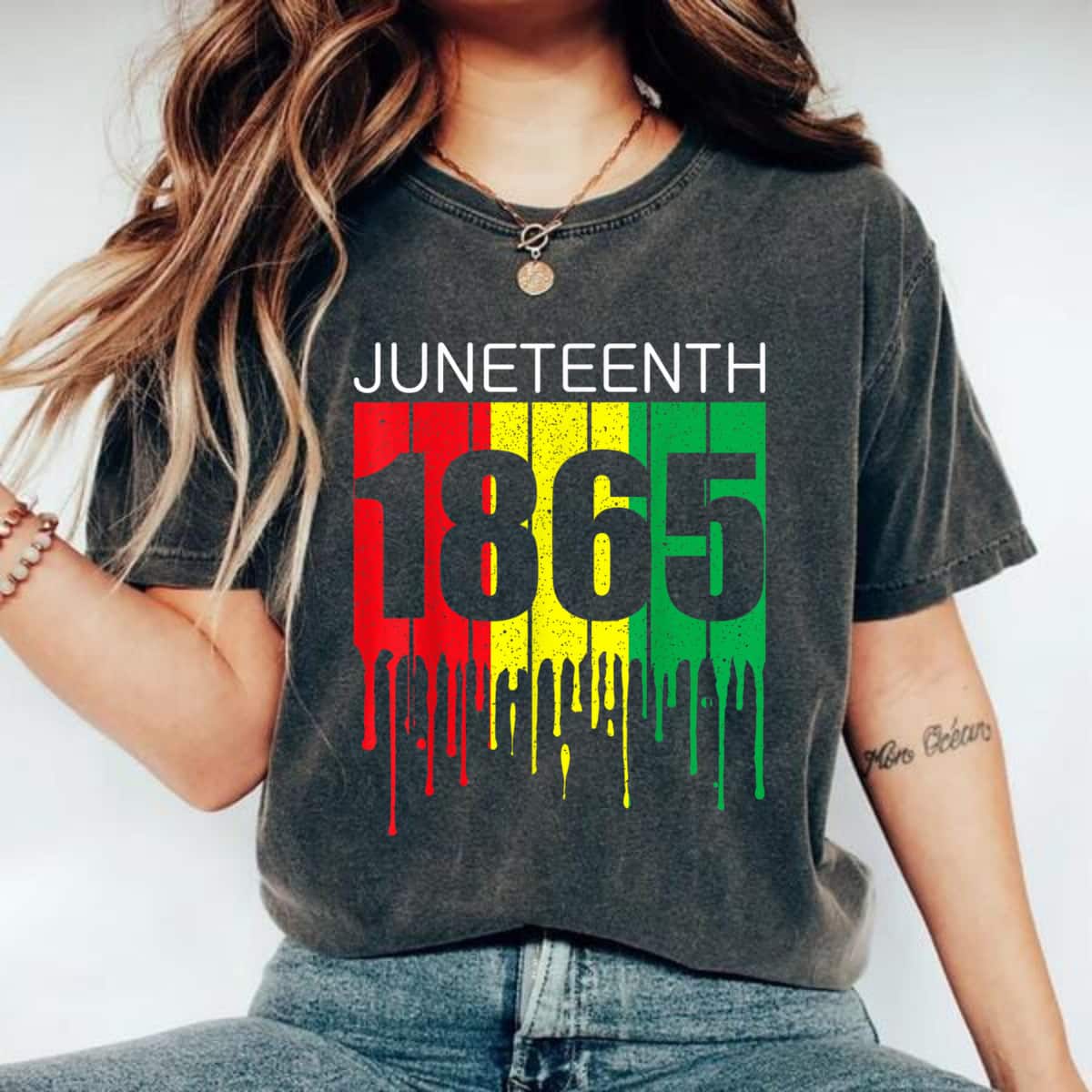 Strong Women Juneteenth Black African American Flag Freedom Vintage T-Shirt Strong Women Juneteenth Black African American Flag Freedom Vintage T-Shirt