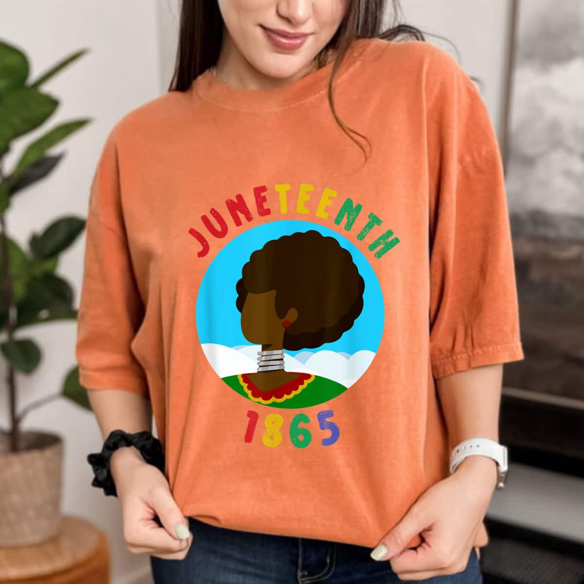 Strong Women Melanin Ancestors And 1865 Black History - Juneteenth T-Shirt Strong Women Melanin Ancestors And 1865 Black History - Juneteenth T-Shirt