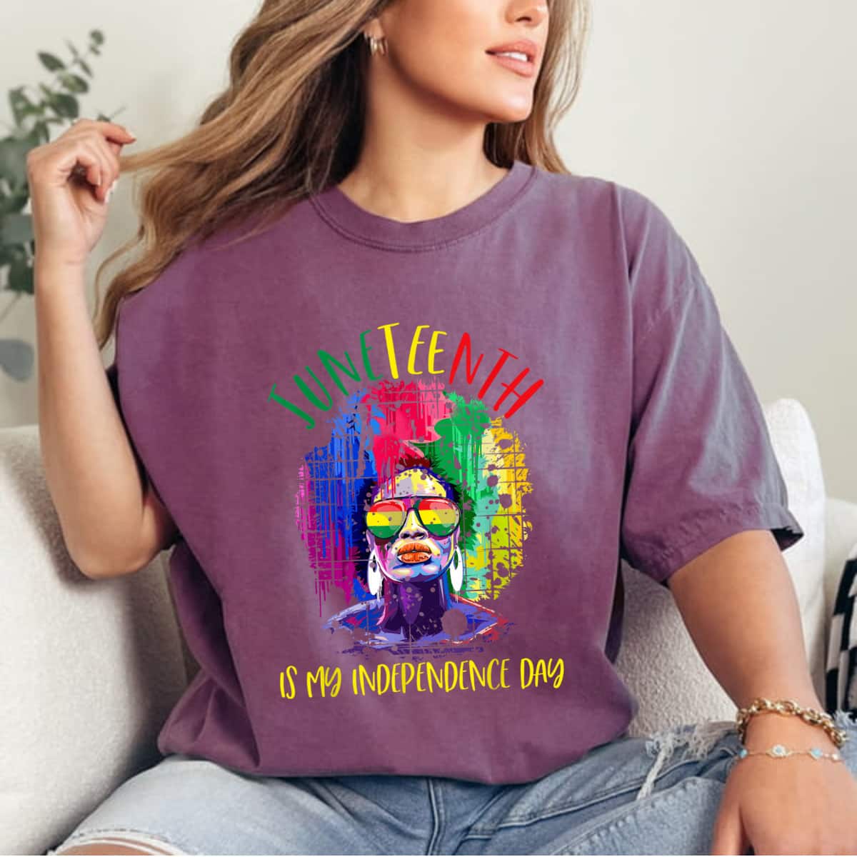 Strong Women Juneteenth Freedom Day African American June 19th 1865 T-Shirt Strong Women Juneteenth Freedom Day African American June 19th 1865 T-Shirt