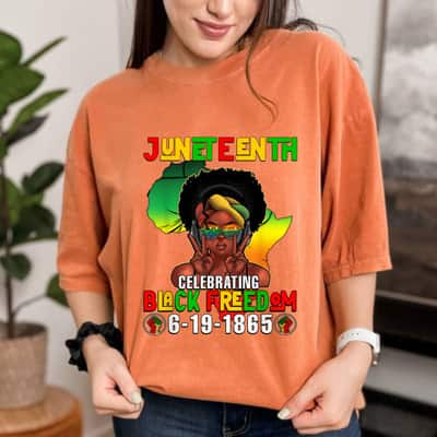 Strong Women Juneteenth 1865 Celebrating Black Freedom Day Women Girls T-Shirt Strong Women Juneteenth 1865 Celebrating Black Freedom Day Women Girls T-Shirt