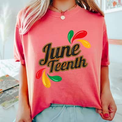 Strong Women Logo For Black History Juneteenth T-Shirt