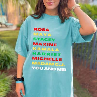 Black History Women Leader Lady Female Melanin Girl Power T-Shirt