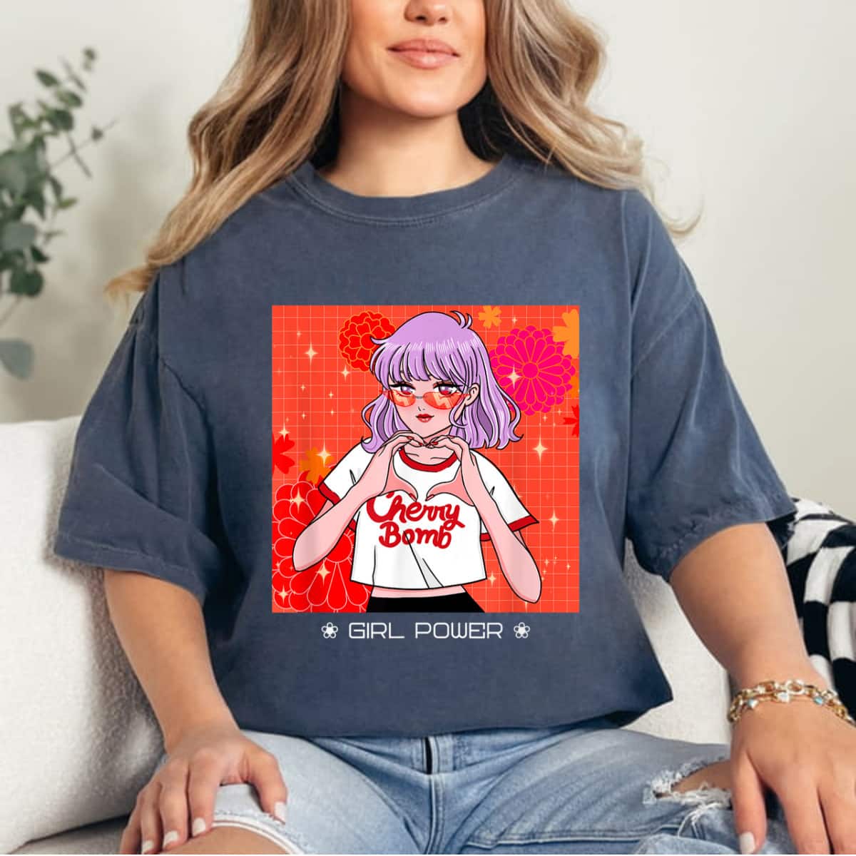 Aesthetic Girl Power Egirl Feminist Anime Indie Harajuku Alt T-Shirt Aesthetic Girl Power Egirl Feminist Anime Indie Harajuku Alt T-Shirt