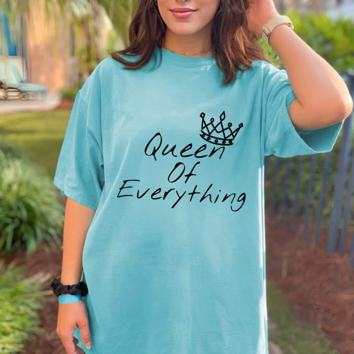 Girl Power Womens Queen Of Everything Funny T-Shirt Girl Power Womens Queen Of Everything Funny T-Shirt