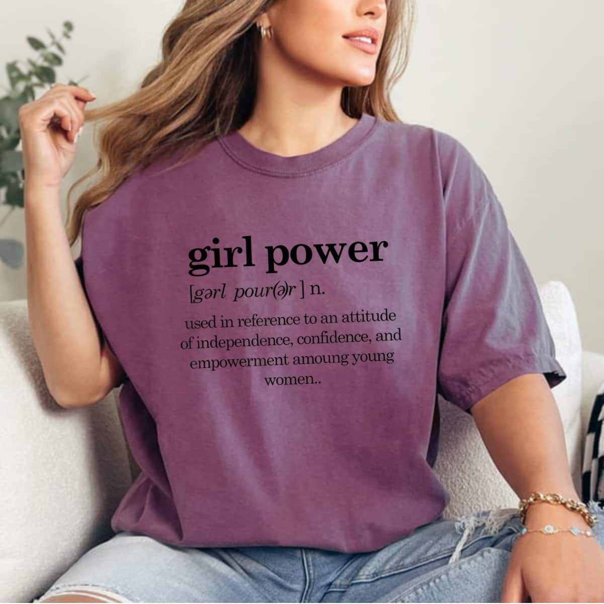 Girl Power Definition T-Shirt Girl Power Definition T-Shirt