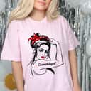 Female Cosmetologist Rosie The Riveter Pin Up Girl T-Shirt Female Cosmetologist Rosie The Riveter Pin Up Girl T-Shirt
