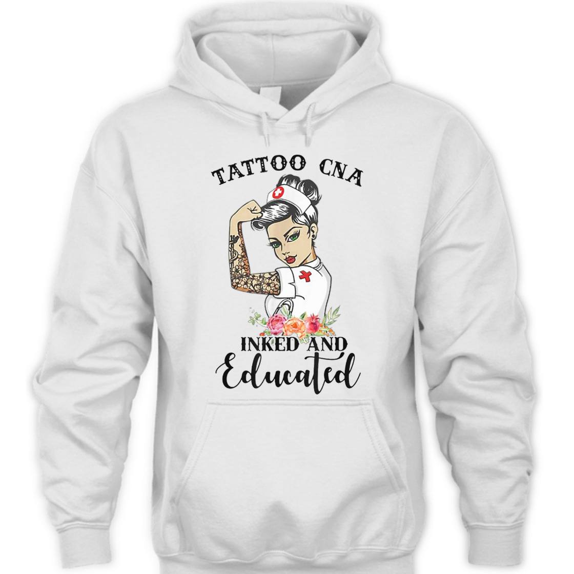 Strong Women Tattoo CNA Inked And Educated Feminist T-Shirt Strong Women Tattoo CNA Inked And Educated Feminist T-Shirt