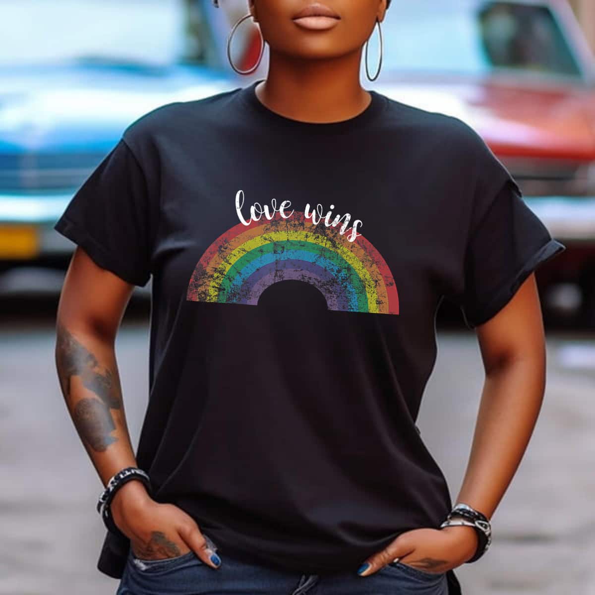 Love Wins Be Yourself Month Rainbow LGBTQ Equality Gay Pride T-Shirt Love Wins Be Yourself Month Rainbow LGBTQ Equality Gay Pride T-Shirt
