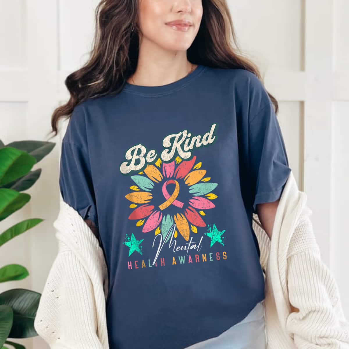 You Matter Kindness Be Kind Groovy Mental Health Awareness T-Shirt You Matter Kindness Be Kind Groovy Mental Health Awareness T-Shirt