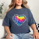 Be Kind Groovy Tie Dye Hippie Peace Gift Anti Bullying T-Shirt