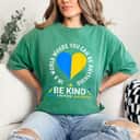 World Down Syndrome Day Be Kind Down Syndrome Awareness T-Shirt