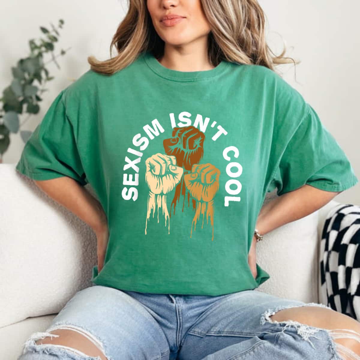 Sexism Isnt Cool Anti Racist Feminist Race Equality T-Shirt Sexism Isnt Cool Anti Racist Feminist Race Equality T-Shirt