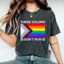 Equality LGBT LGBTQ Parade Cool Pride Flag Rainbow Colors T-Shirt