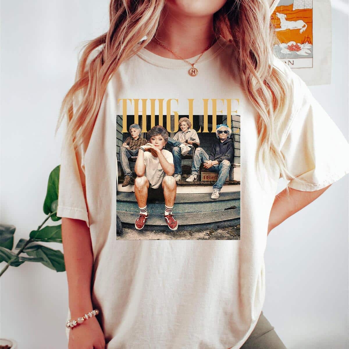 Thug Life T-Shirt Funny Feminism Gift Thug Life T-Shirt Funny Feminism Gift