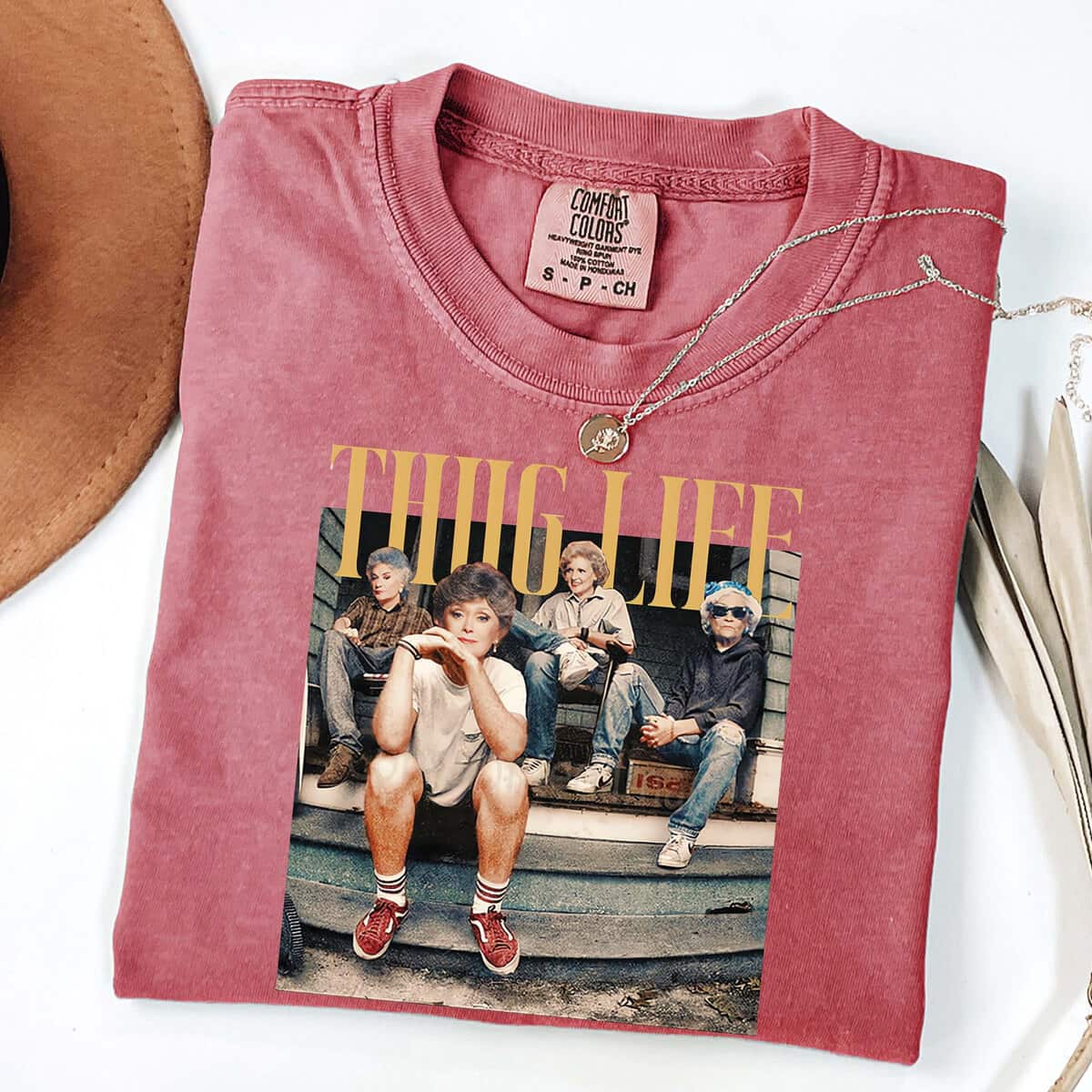 Thug Life T-Shirt Funny Feminism Gift