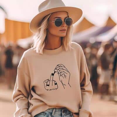 Funny Feminist Middle Finger T-Shirt Funny Feminist Middle Finger T-Shirt