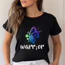 Warr;or Mental Health Awareness Butterflies T-Shirt