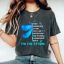 They Whispered To Her Empower You Can't Whit Stand The Storm T-Shirt