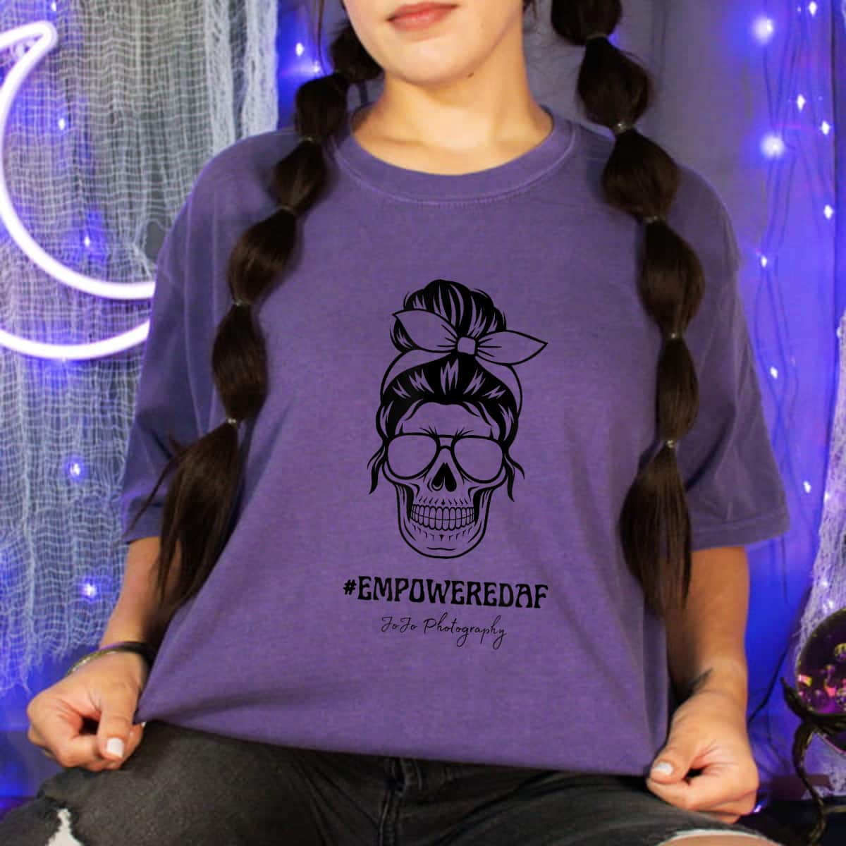 Pretty AF Skeleton Empowered T-Shirt Pretty AF Skeleton Empowered T-Shirt