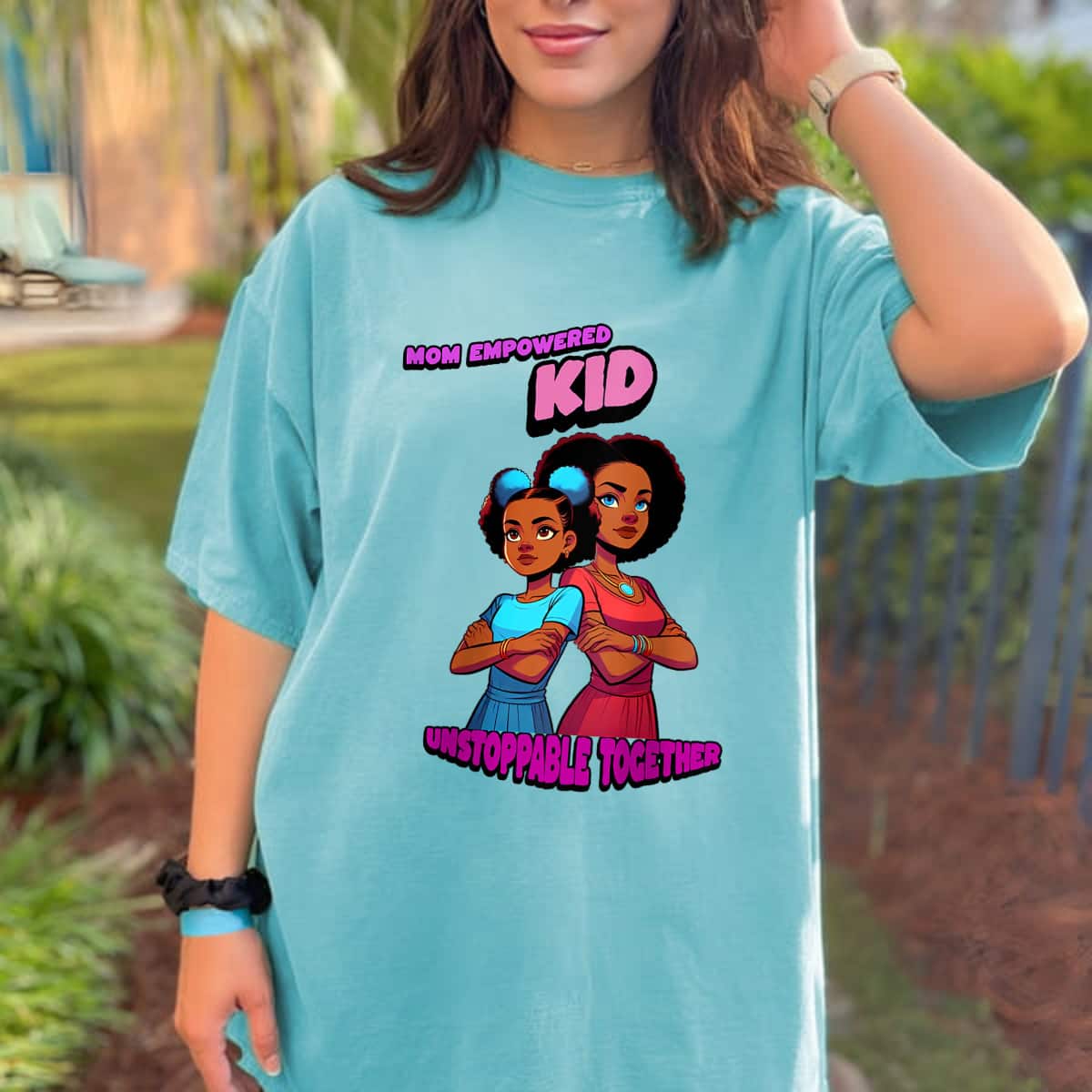 Special Mom Empowered Kid Unstoppable Together T-Shirt Special Mom Empowered Kid Unstoppable Together T-Shirt