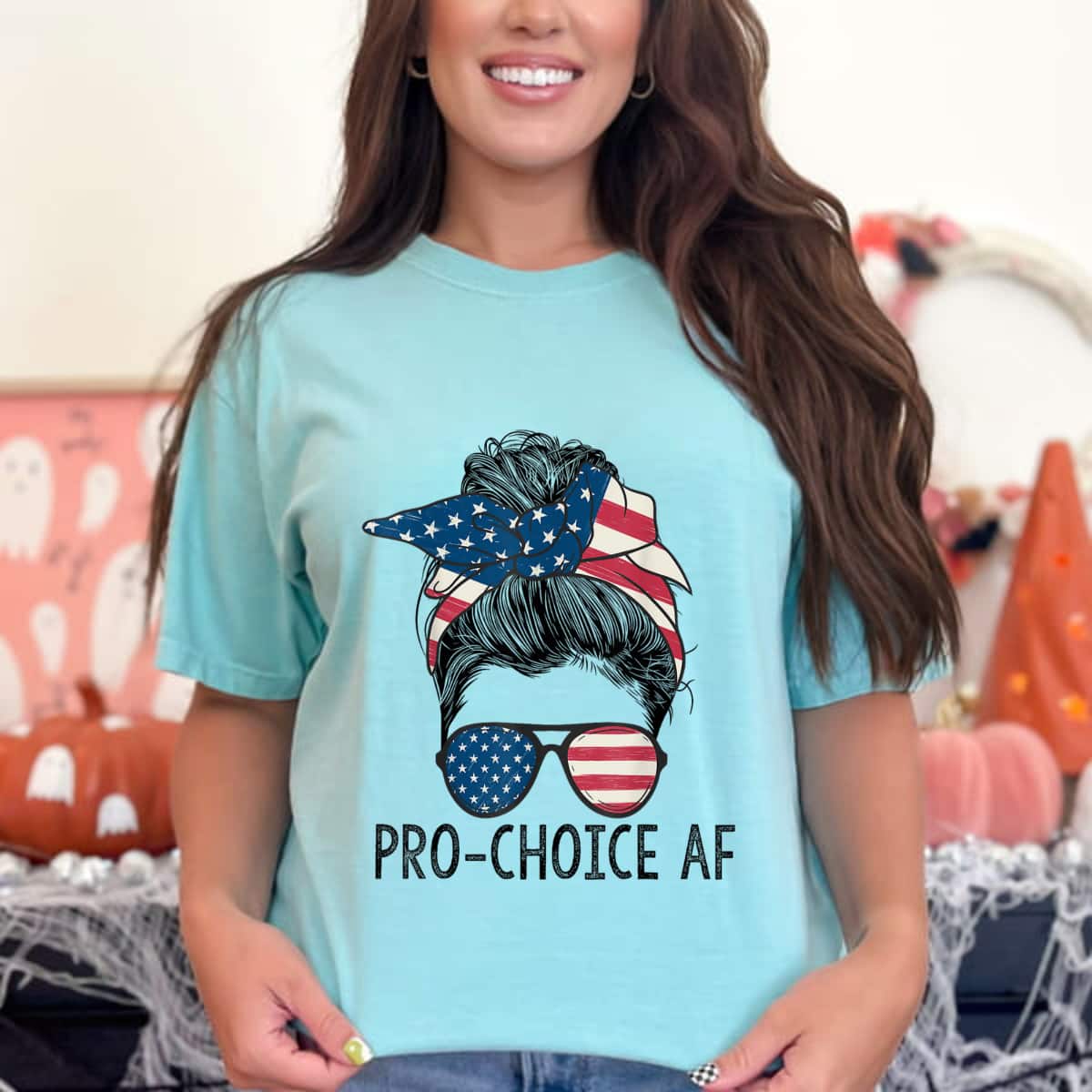 Pro Choice AF US Flag Feminist AF T-Shirt Pro Choice AF US Flag Feminist AF T-Shirt