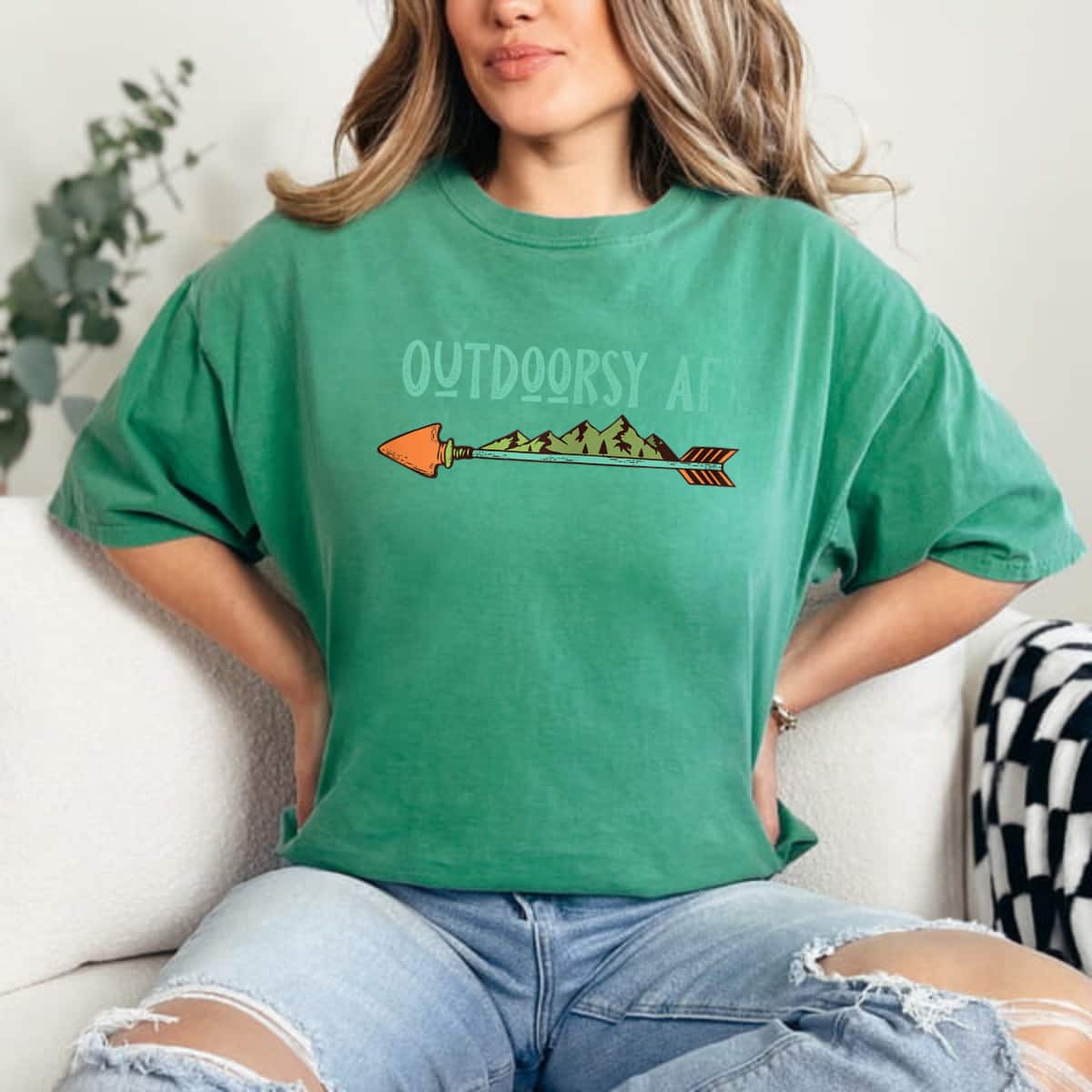 Love Nature Outdoorsy Feminist AF T-Shirt Love Nature Outdoorsy Feminist AF T-Shirt