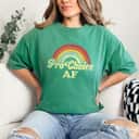 Rainbow Pro Choice AF Retro Vintage Feminist AF T-Shirt Rainbow Pro Choice AF Retro Vintage Feminist AF T-Shirt