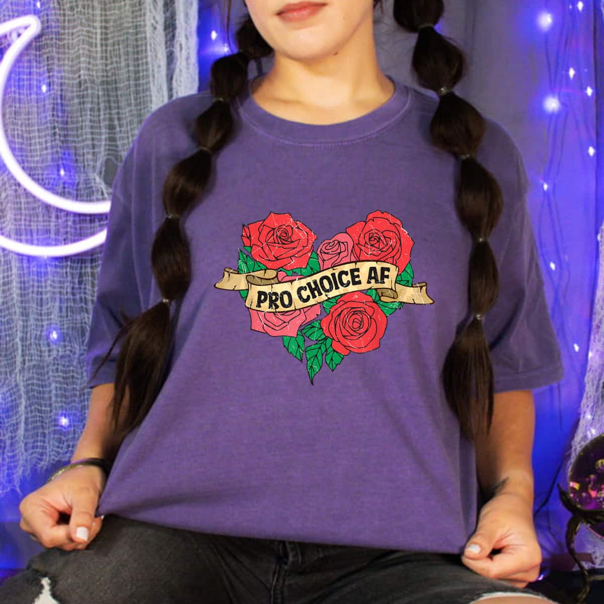 Cool Pro Choice AF Tattoo Feminist AF T-Shirt