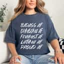 Badass Chingona Feminist AF Latina Proud T-Shirt