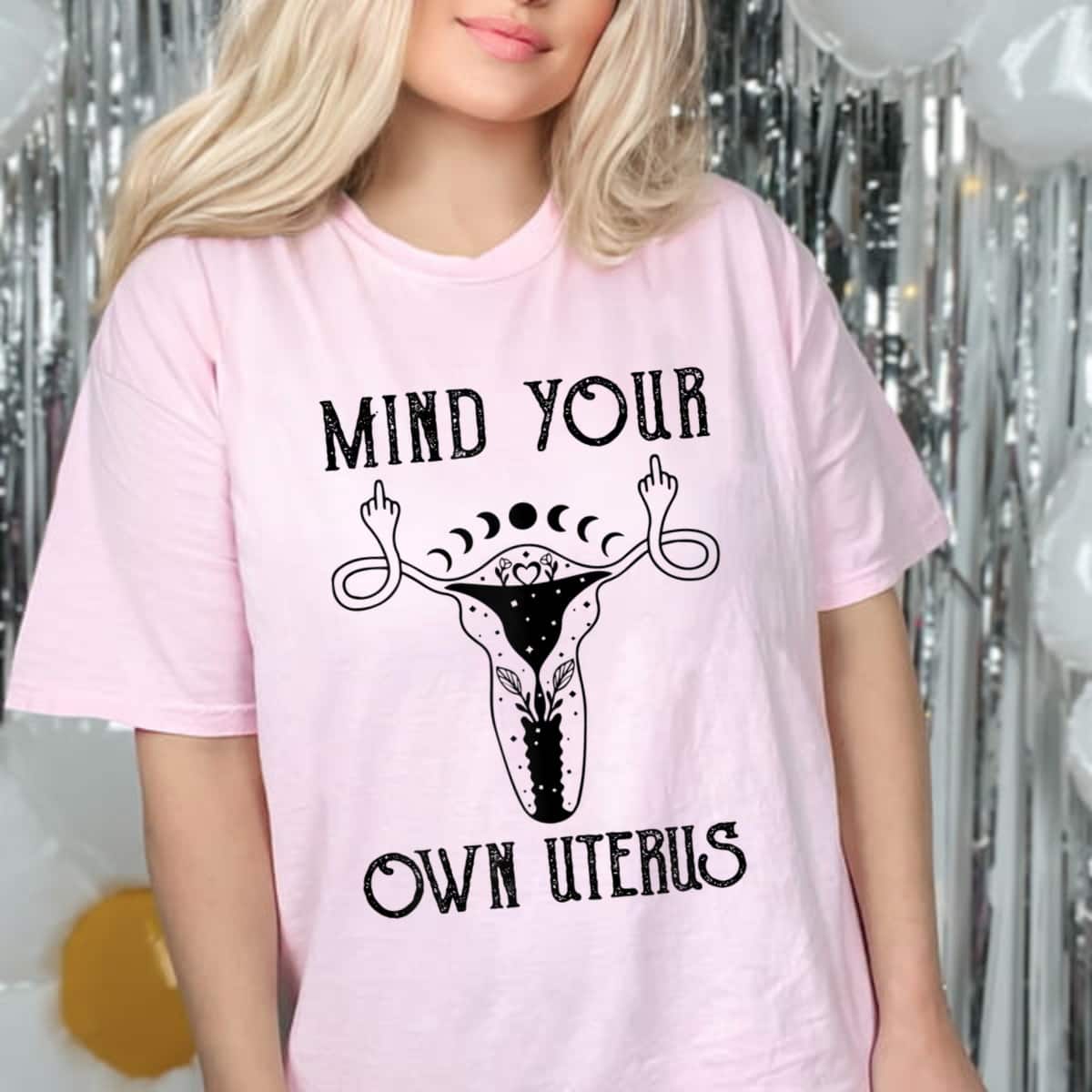 Middle Finger Mind Your Own Uterus Hysterectomy Rights T-Shirt Middle Finger Mind Your Own Uterus Hysterectomy Rights T-Shirt