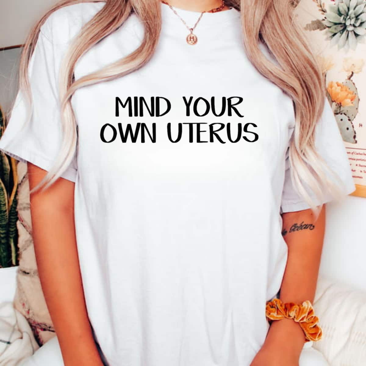 Retro Vintage Mind Your Own Uterus T-Shirt Retro Vintage Mind Your Own Uterus T-Shirt