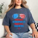 Stars Stripes And Equal Rights American Flag Glasses T-Shirt Stars Stripes And Equal Rights American Flag Glasses T-Shirt