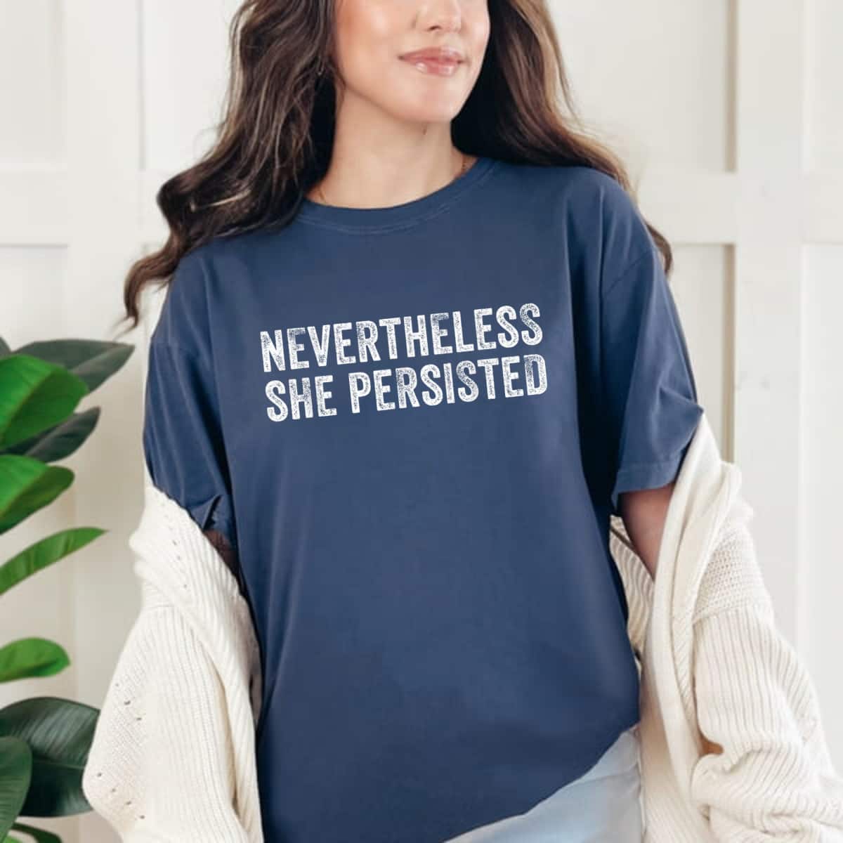 Nevertheless She Persisted Funny Vintage Quote T-Shirt Nevertheless She Persisted Funny Vintage Quote T-Shirt
