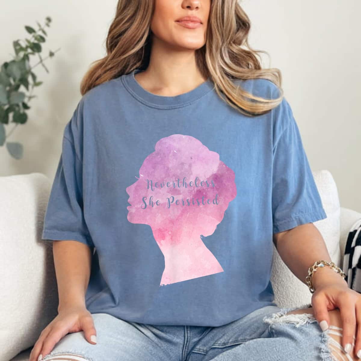 Strong Girl Nevertheless She Persisted Feminist Activist T-Shirt Strong Girl Nevertheless She Persisted Feminist Activist T-Shirt