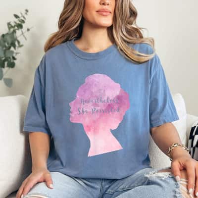 Strong Girl Nevertheless She Persisted Feminist Activist T-Shirt Strong Girl Nevertheless She Persisted Feminist Activist T-Shirt