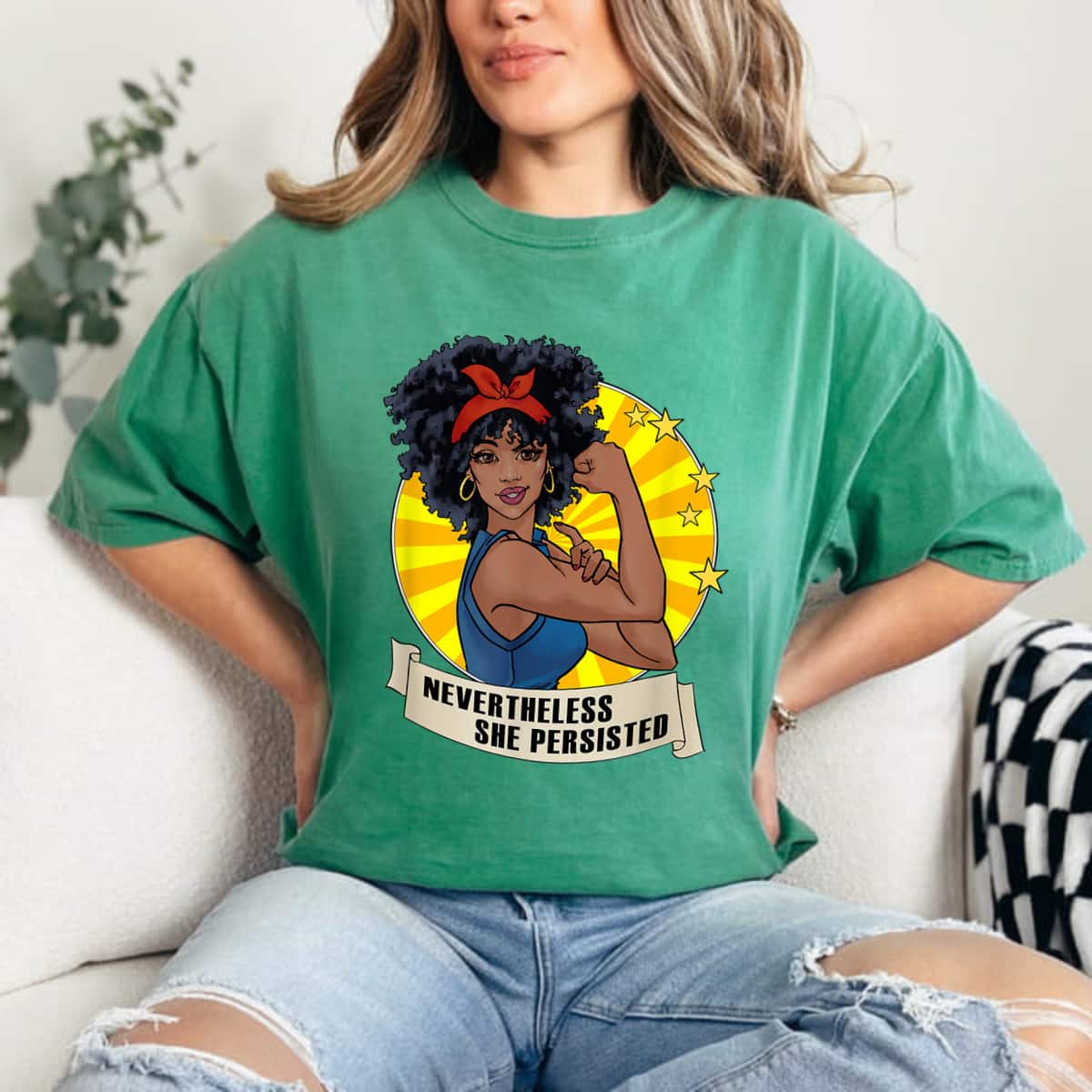 Nevertheless She Persisted Feminist Support Gift T-Shirt Nevertheless She Persisted Feminist Support Gift T-Shirt