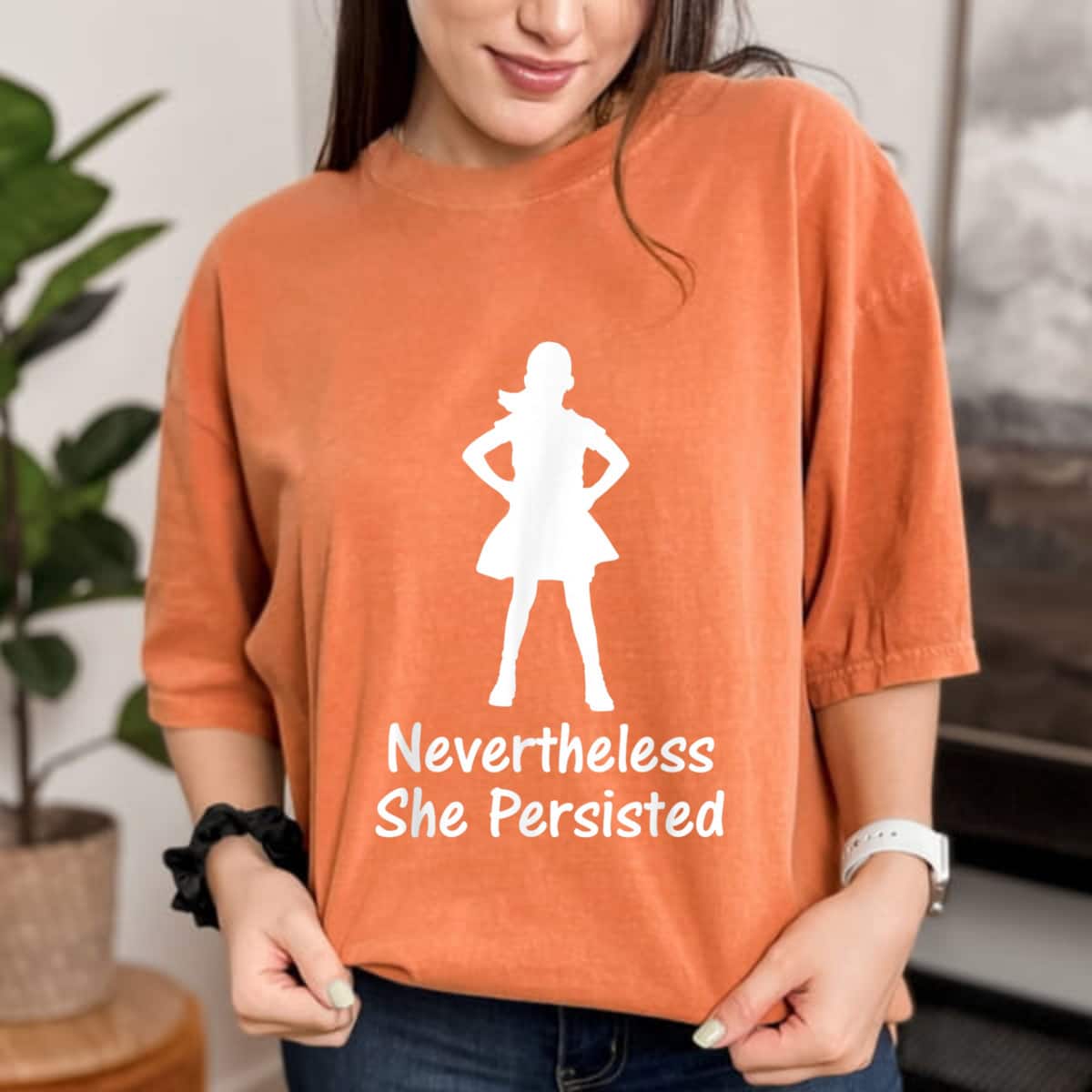 Superheroes Nevertheless She Persisted Fearless Girl T-Shirt Superheroes Nevertheless She Persisted Fearless Girl T-Shirt