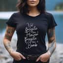 Powerful Women Not Fragile Like A Flower Fragile Like A Bomb T-Shirt Powerful Women Not Fragile Like A Flower Fragile Like A Bomb T-Shirt