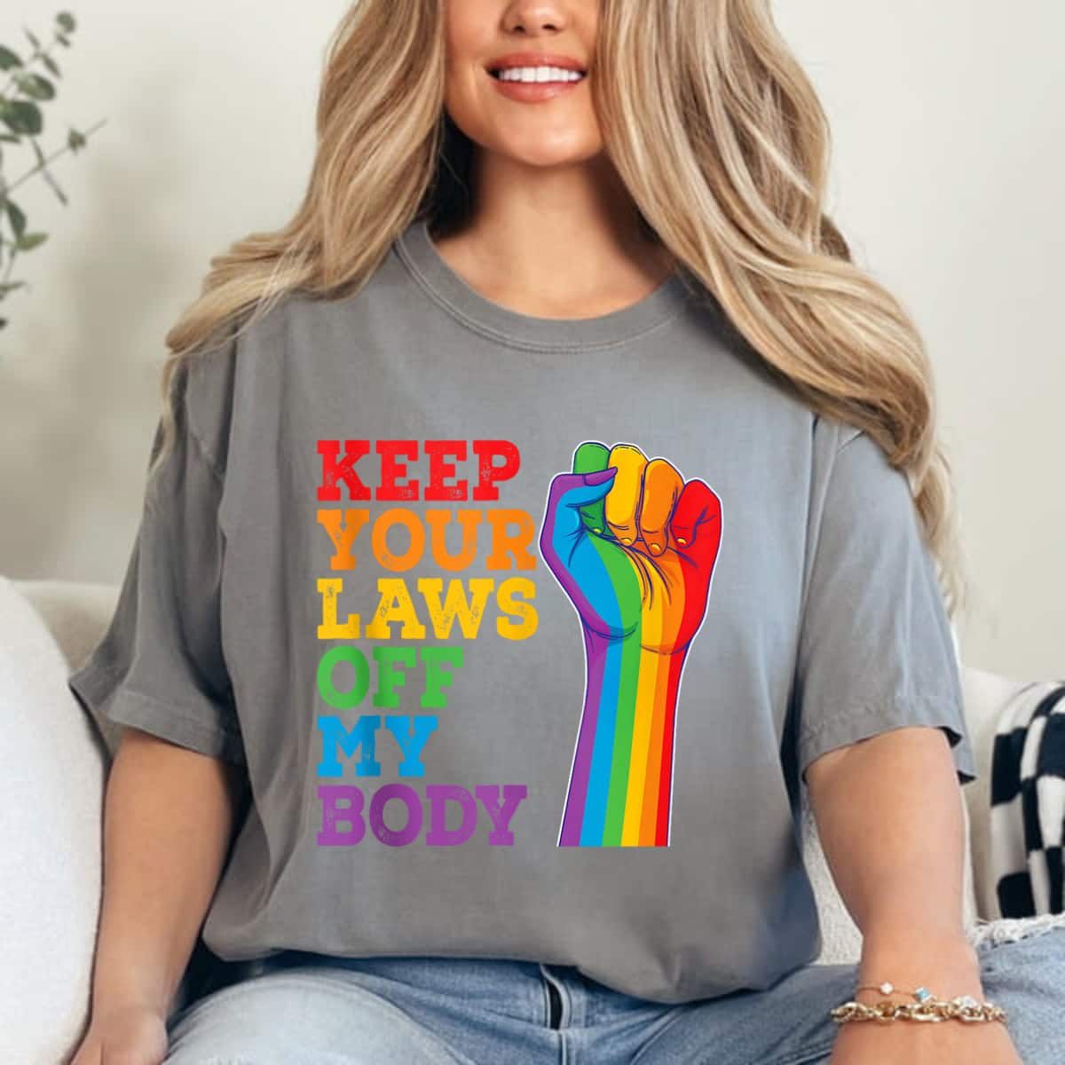 Keep Your Laws Off My Body LGBT Proud T-Shirt Keep Your Laws Off My Body LGBT Proud T-Shirt