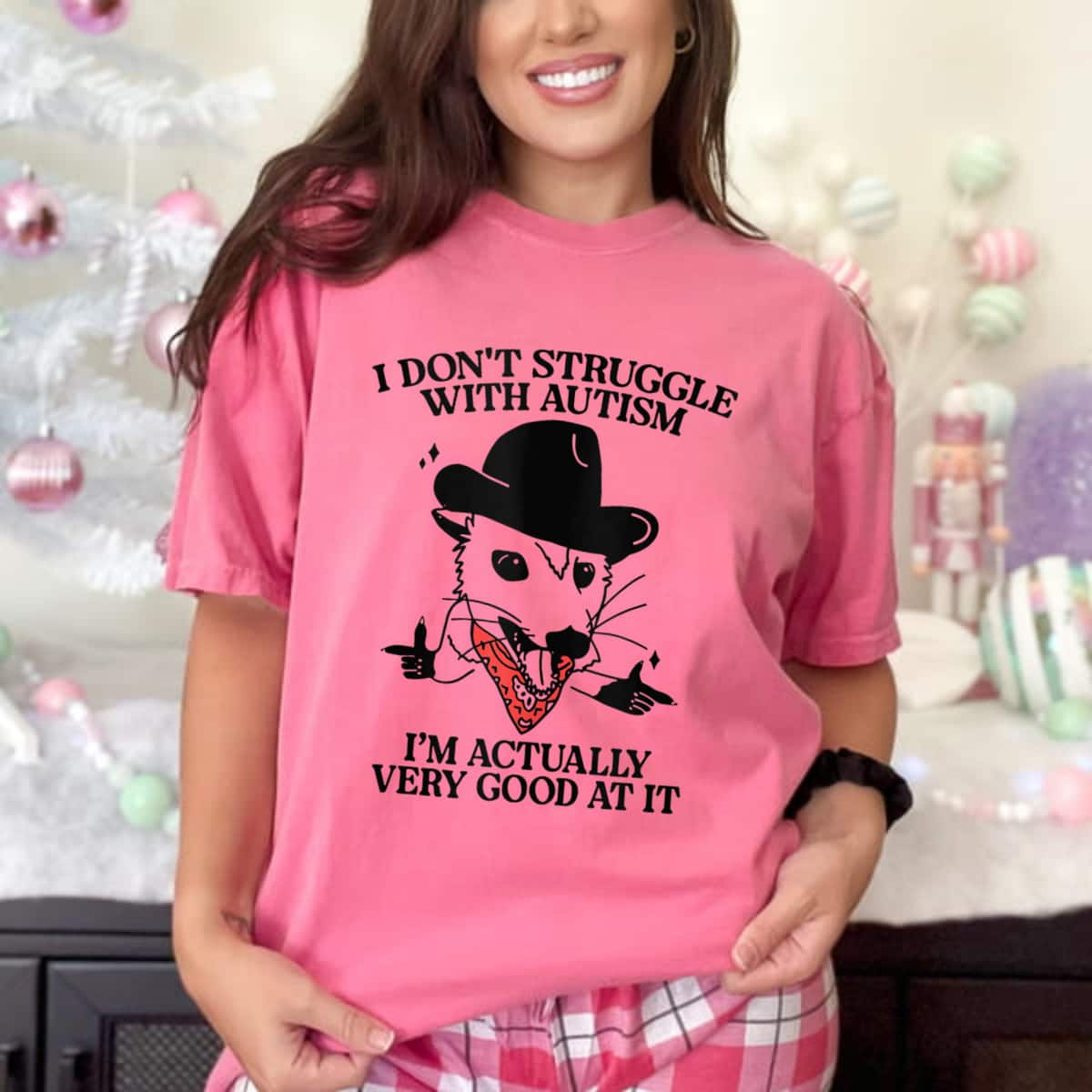 I Don't Struggle With Autism Awareness I'm Actually Very Good At It T-Shirt I Don't Struggle With Autism Awareness I'm Actually Very Good At It T-Shirt