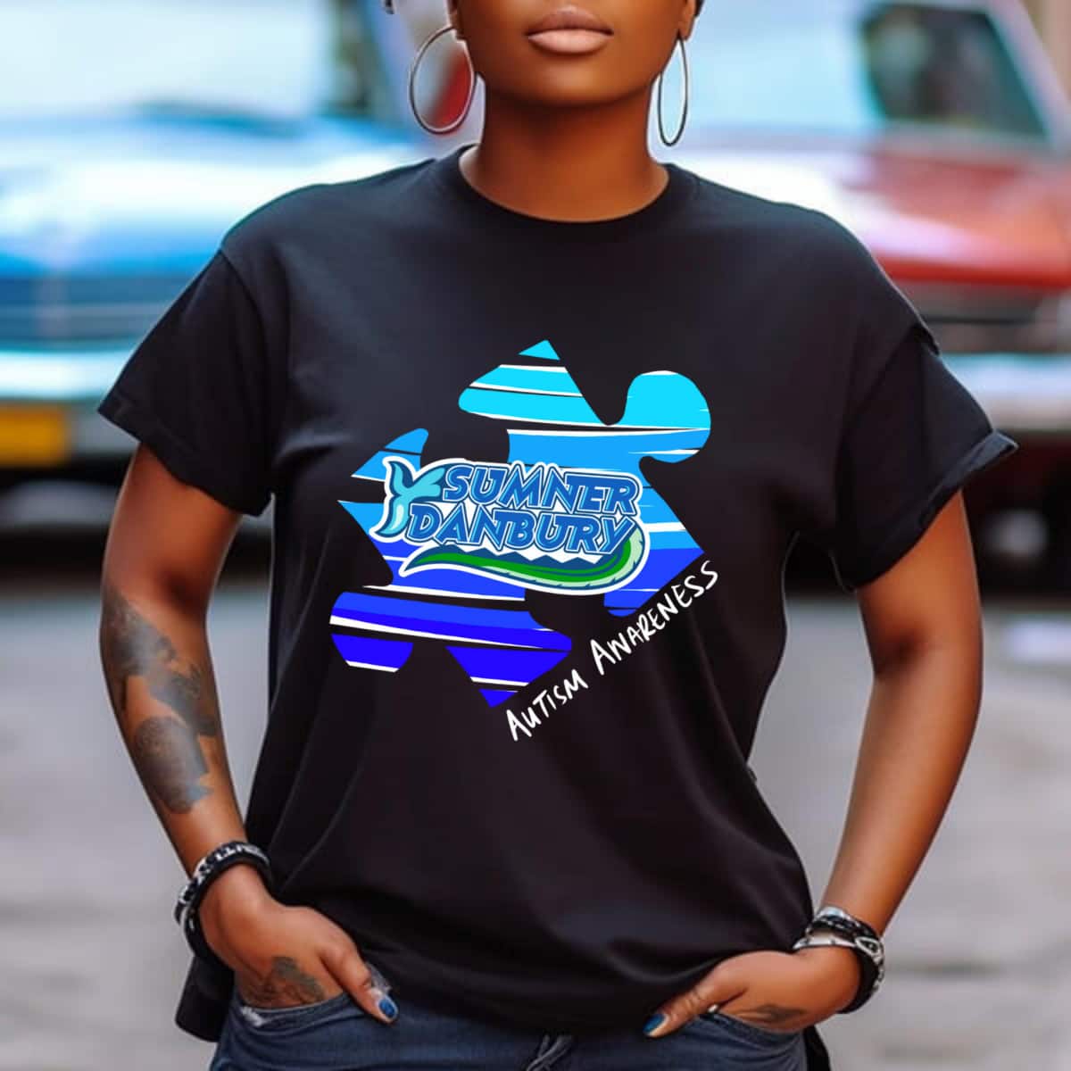 Autism Awareness Sumner Danbury T-Shirt Autism Awareness Sumner Danbury T-Shirt