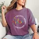 Strong Autism Awareness Accept Adapt Advocate T-Shirt
