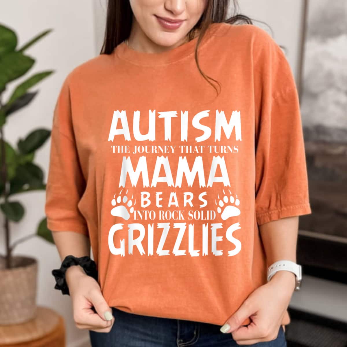 Autism Awareness The Journey That Turns Mama Bears Into Rock Solid Grizzlies T-Shirt Autism Awareness The Journey That Turns Mama Bears Into Rock Solid Grizzlies T-Shirt